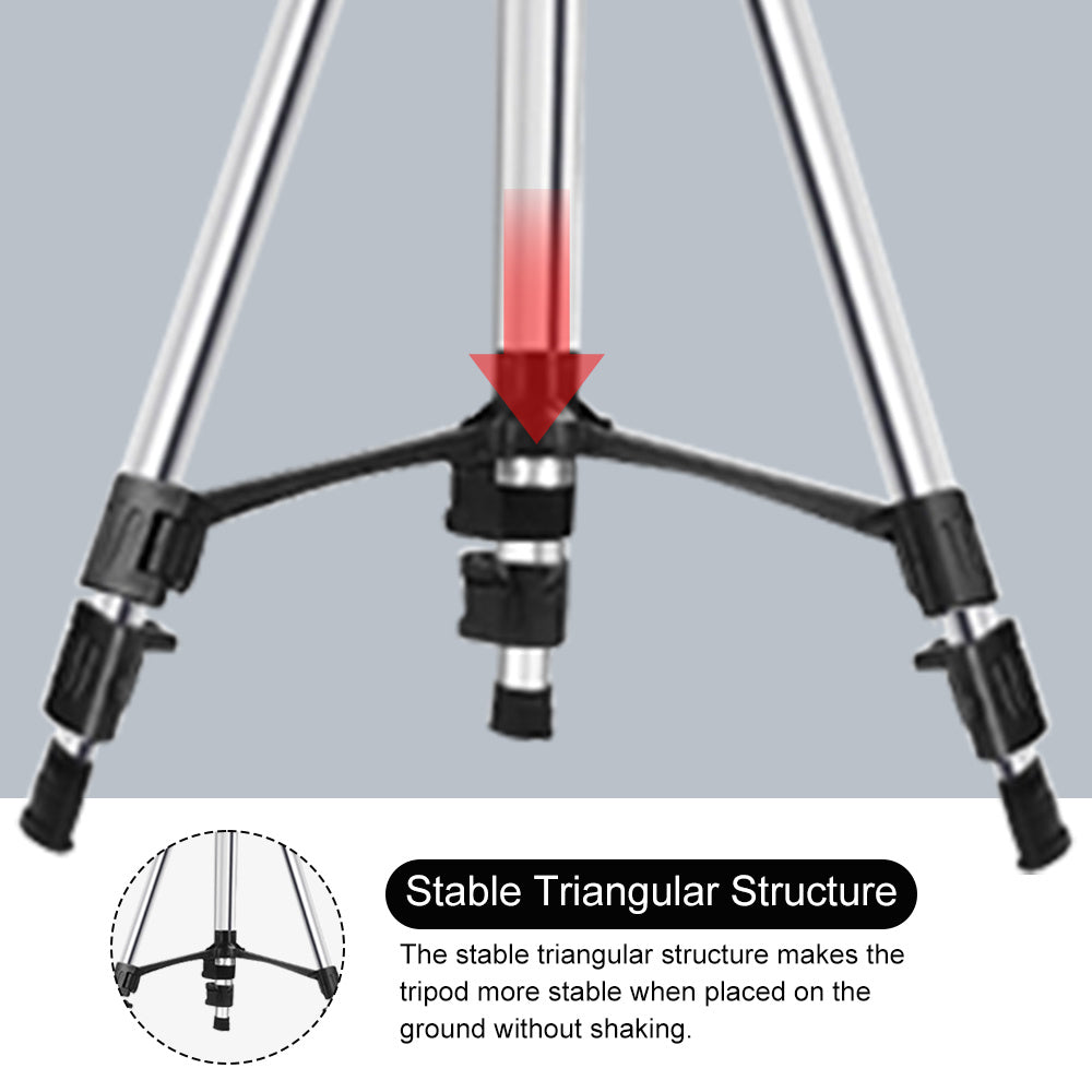 1.5 m Aluminum Tripod Stand + Carry Bag