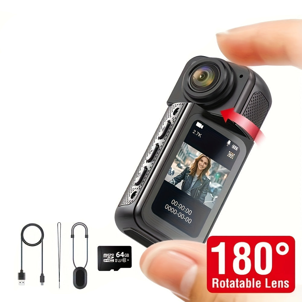 Mini 2.7K Pro Wearable Body Camera [VARIATIONS-AVAILABLE]