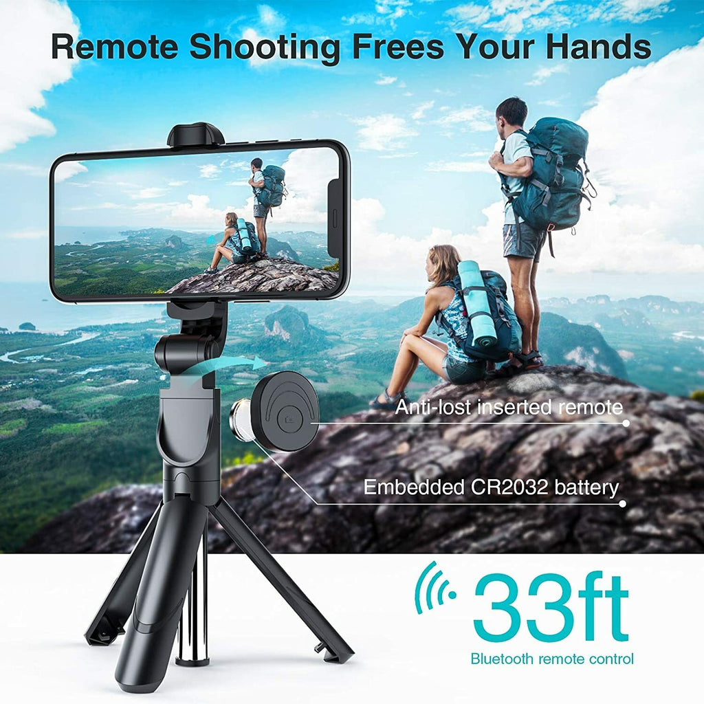 Bluetooth Selfie Tripod & Monopod Kit