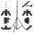 Universal Height-Adjustable Tablet & Phone Tripod Floor Mount