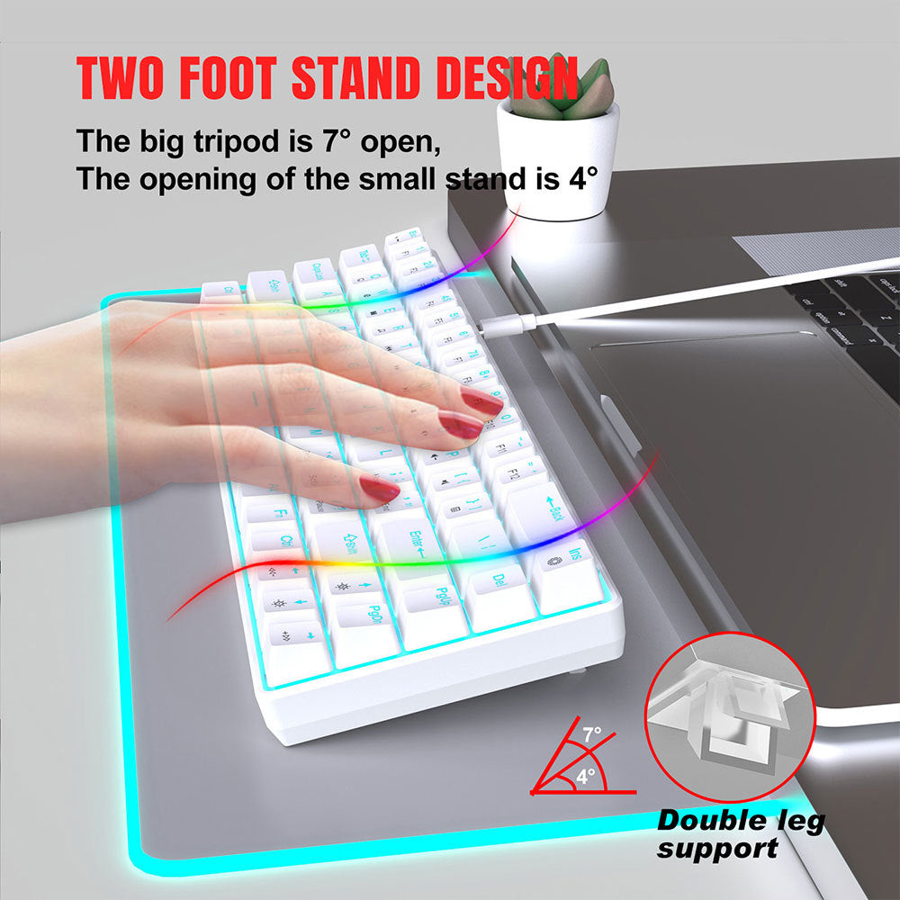 65% Mechanical Keyboard (Wired, 68 Keys)