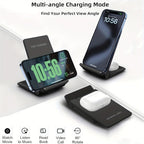 2-in-1 Foldable Wireless Charging Dock
