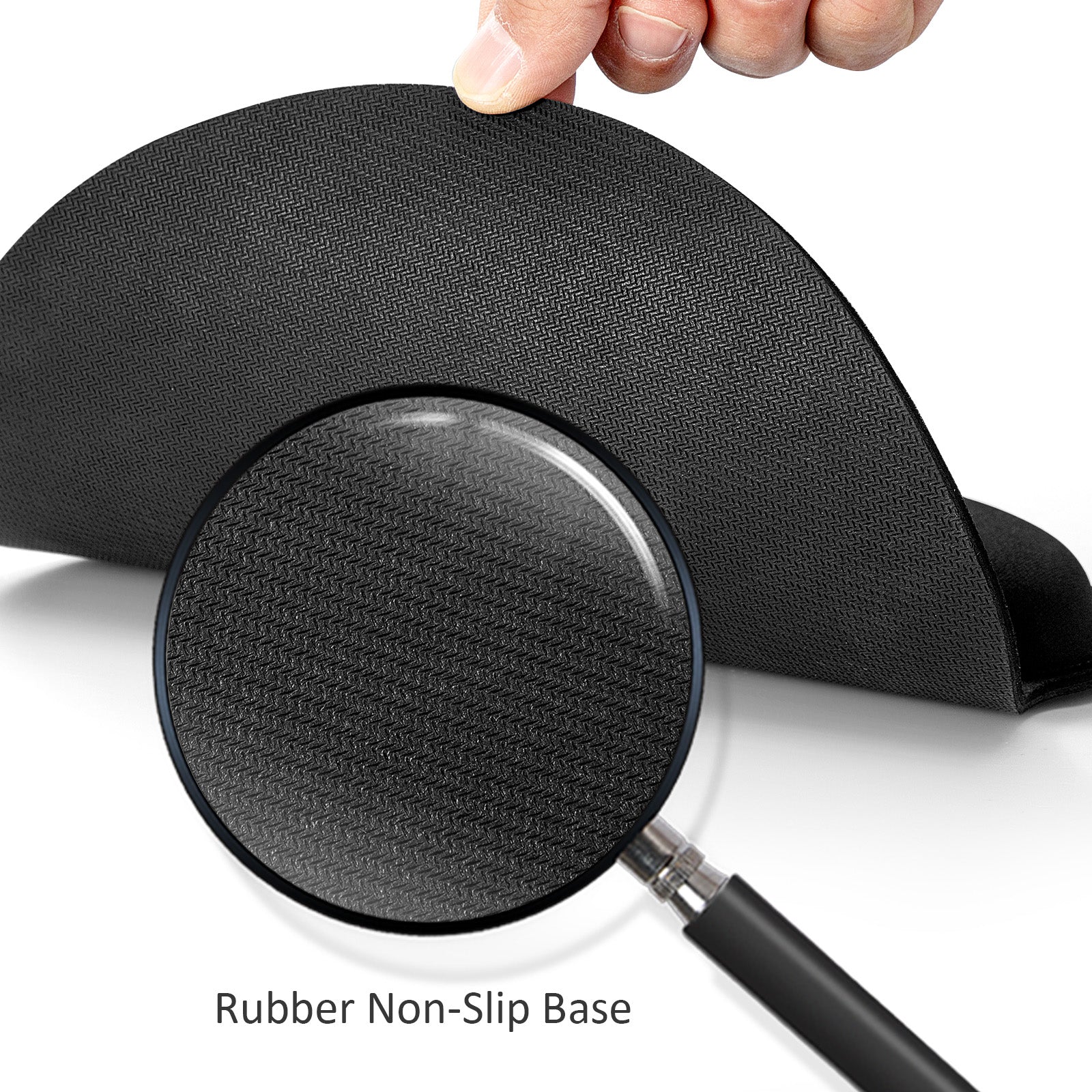 Memory-Foam Keyboard Wrist Rest + Mouse Pad (Non-Slip Base)