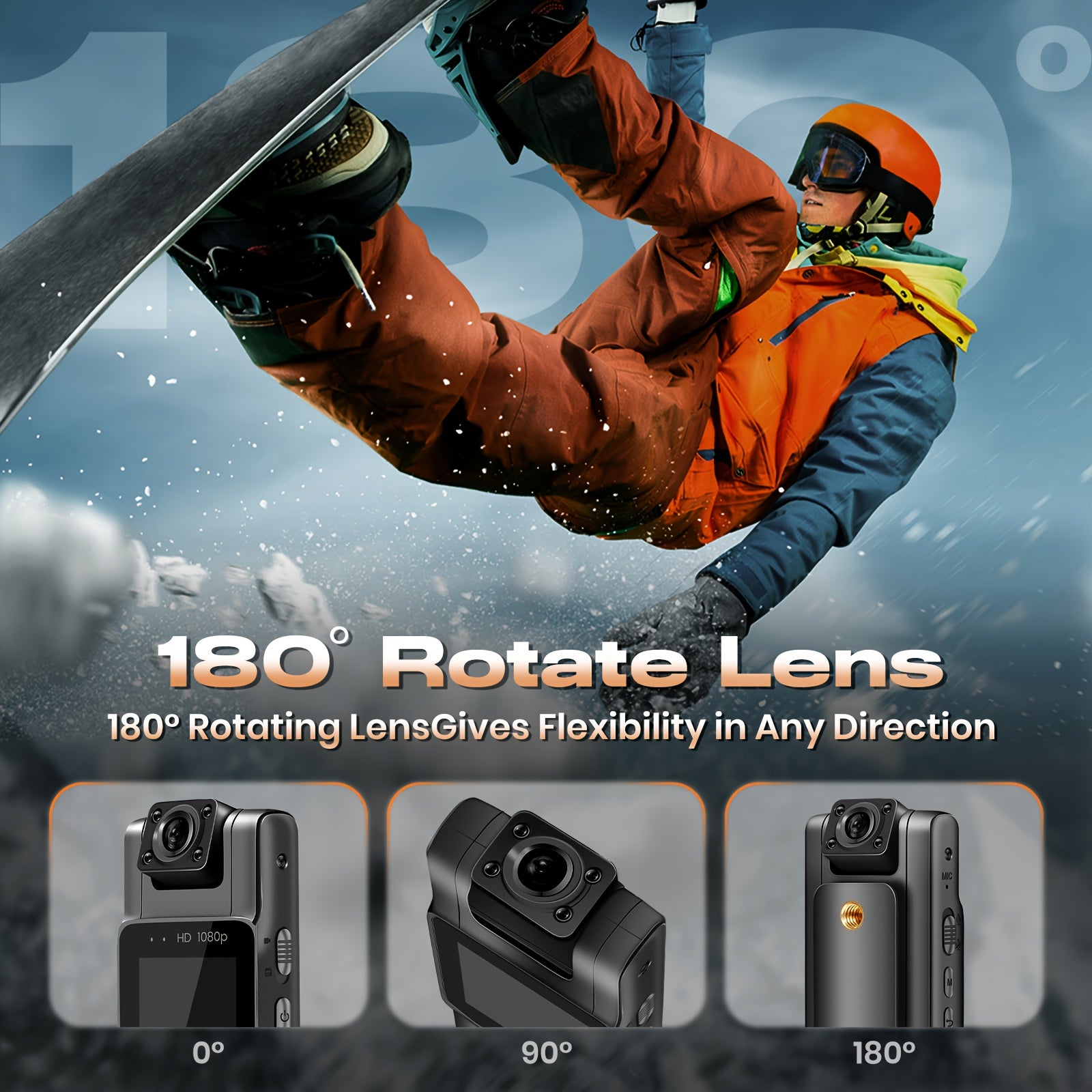 Wearable 1080p Action Body Camera [VARIATIONS-AVAILABLE]