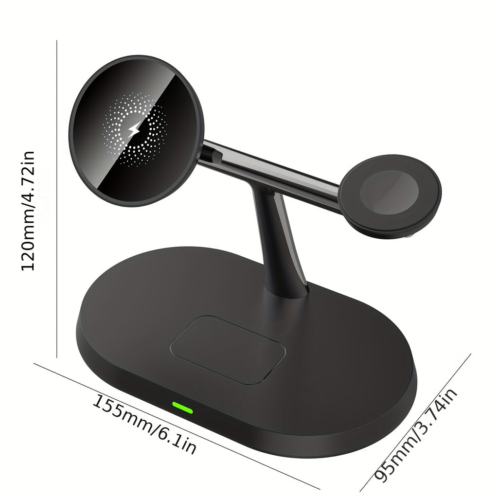 3-in-1 Magnetic Wireless Charging Stand