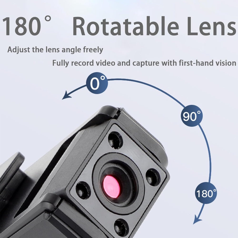 Mini Body Camera 1080p HD (180° Rotating)