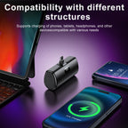 Ultra-Compact Power Bank (USB-C, Built-in Cable Variant)