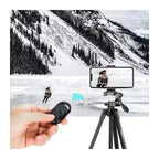 Travel Tripod Kit — 53″ (40.5–135 cm) Aluminum + Carry Bag & Remote