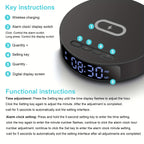 Dual-Purpose Alarm Clock & Wireless Charging Hub