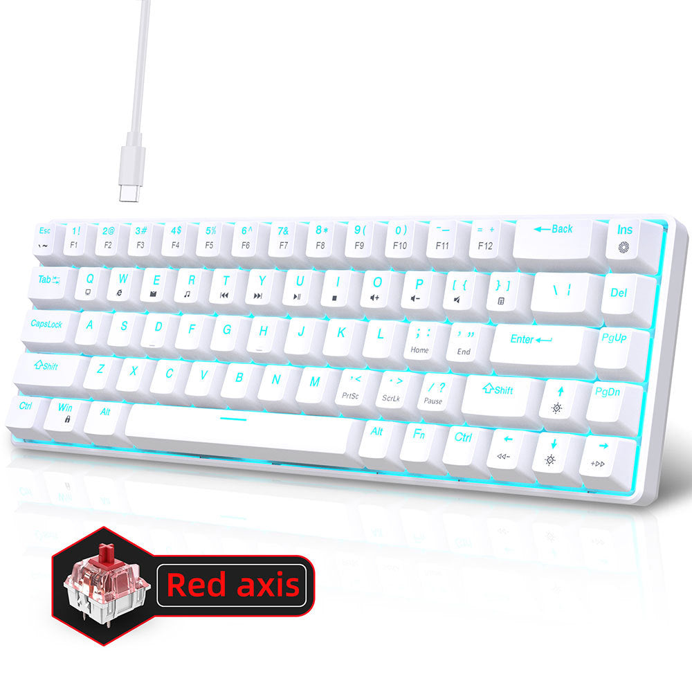 65% Mechanical Keyboard (Wired, 68 Keys)