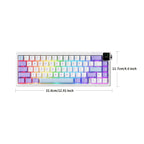 AJAZZ AK650 — Wireless 65 % Mechanical Keyboard with Screen & Knob [VARIATIONS-AVAILABLE]