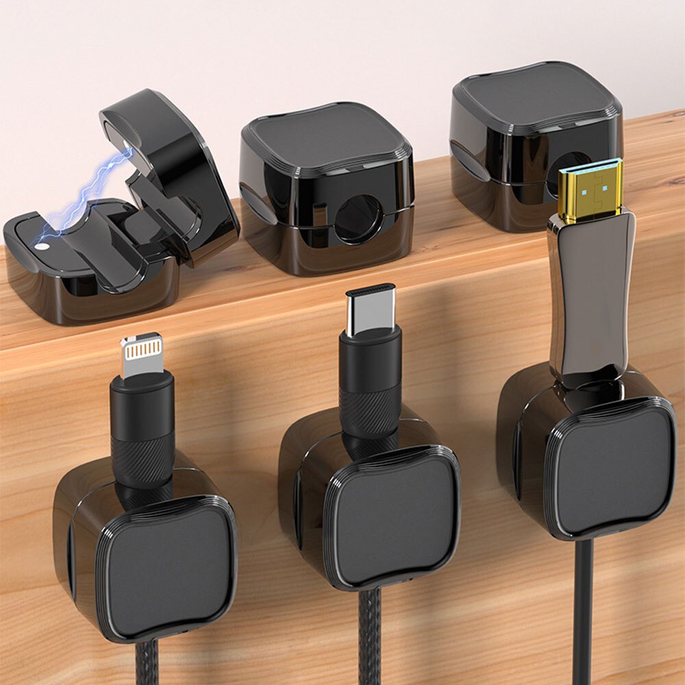 6-Piece Magnetic Cable Tidy Set