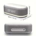 Smart Alarm Clock with 15 W Wireless Charger & Ambient Glow