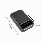 Power Bank with 20W Fast-Charge & Built-in Cables