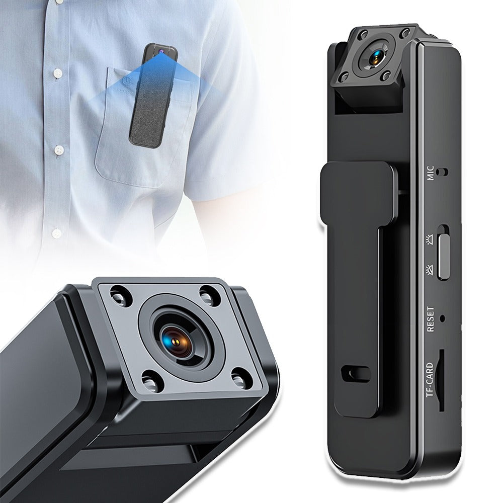 Mini Body Camera 1080p HD (180° Rotating)