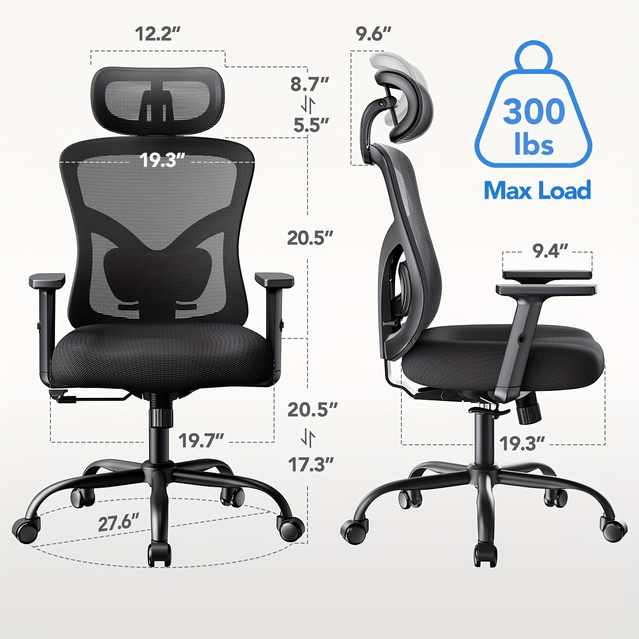 Ergonomic High-Back Mesh Office Chair