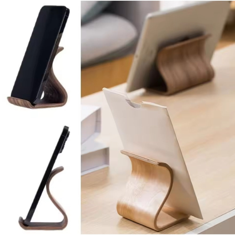 Solid-Wood Phone & Tablet Stand [VARIATIONS-AVAILABLE]