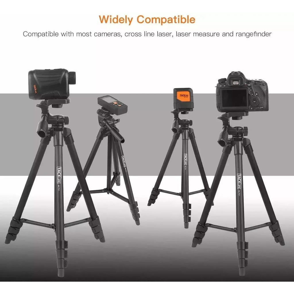 Travel Tripod Kit — 53″ (40.5–135 cm) Aluminum + Carry Bag & Remote