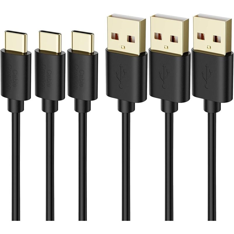 USB-C Charging Cables (3-Pack, 1.2 m each)