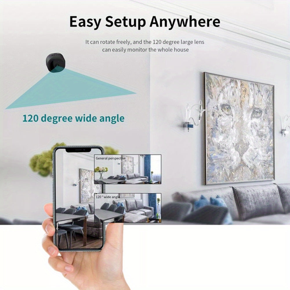 Camera with Super-Magnet Surveillance Base