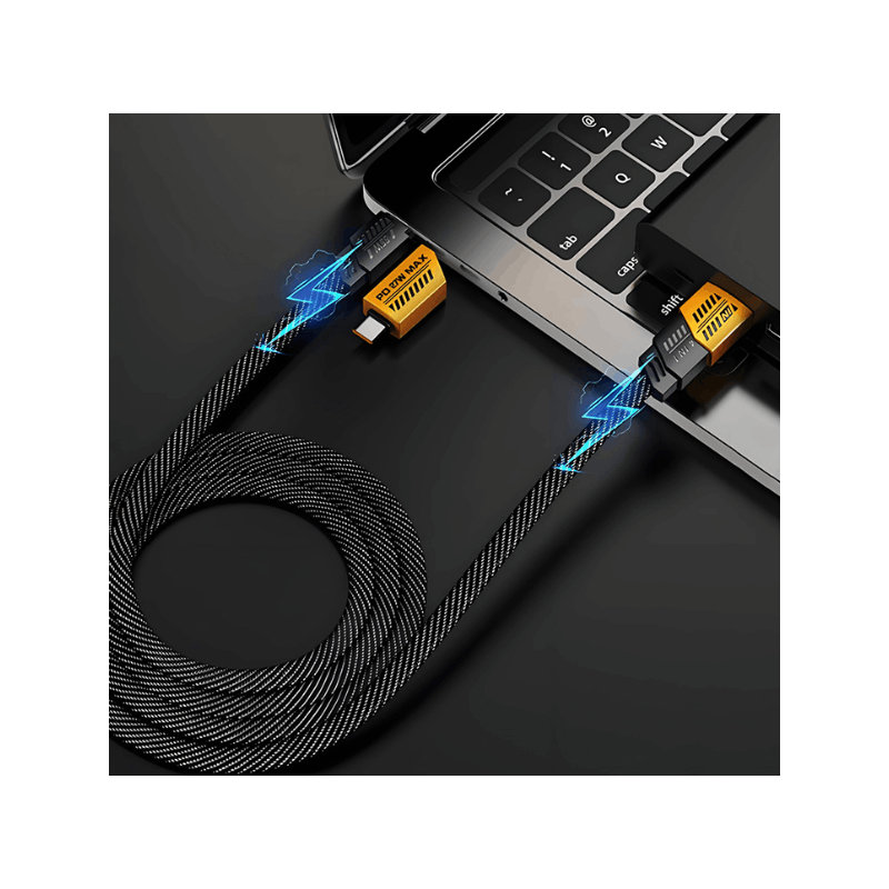 4-in-1 Multi-Device Charging Cable (Nylon-Braided)