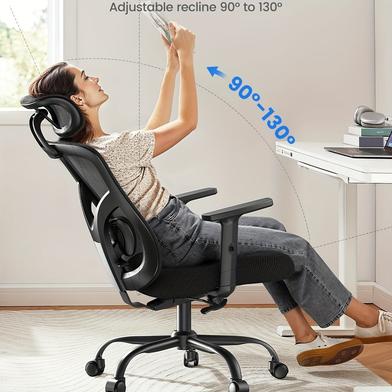 Ergonomic High-Back Mesh Office Chair